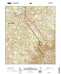 Camilla 2020 topographic map thumbnail
