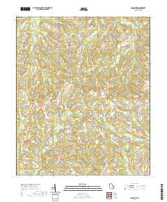 Canoochee 2020 topographic map thumbnail