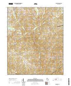Carnesville 2020 topographic map thumbnail