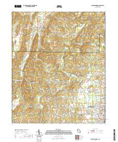 Cedartown West 2020 topographic map thumbnail