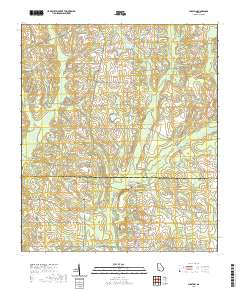 Chastain 2020 topographic map thumbnail
