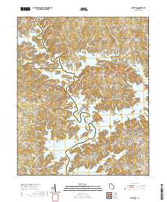 Chestatee 2020 topographic map thumbnail