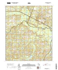 Colemans Lake 2020 topographic map thumbnail
