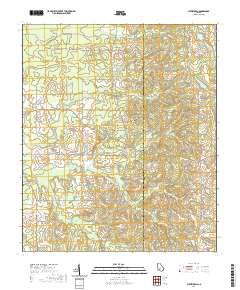 Cuffietown 2020 topographic map thumbnail