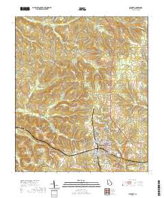 Cuthbert 2020 topographic map thumbnail