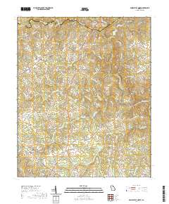 Danielsville North 2020 topographic map thumbnail