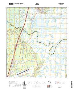 Darien 2020 topographic map thumbnail