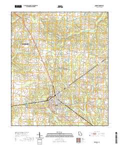 Dawson 2020 topographic map thumbnail