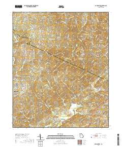 Dawsonville 2020 topographic map thumbnail