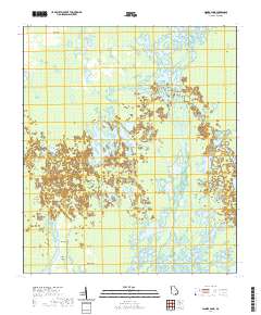Dinner Pond 2020 topographic map thumbnail
