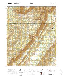 Dougherty Gap 2020 topographic map thumbnail