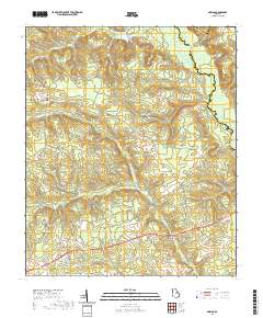Downs 2020 topographic map thumbnail