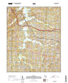 Acworth 2020 topographic map thumbnail