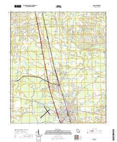 Adel 2020 topographic map thumbnail