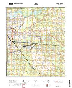 Albany East 2020 topographic map thumbnail