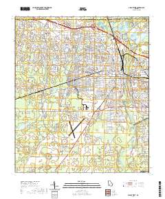 Albany West 2020 topographic map thumbnail