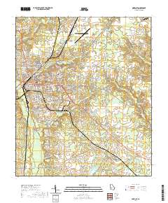 Americus 2020 topographic map thumbnail