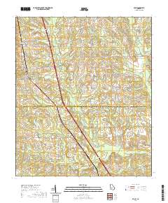 Arabi 2020 topographic map thumbnail
