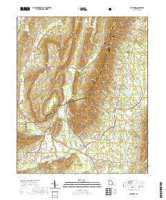 Armuchee 2020 topographic map thumbnail