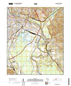 Augusta East 2020 topographic map thumbnail