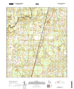 Baconton South 2020 topographic map thumbnail
