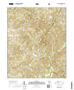 Barnett Shoals 2020 topographic map thumbnail