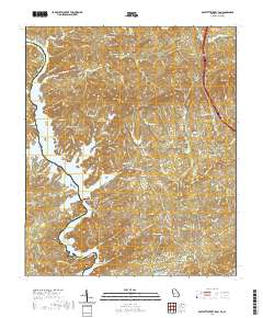 Bartletts Ferry Dam 2020 topographic map thumbnail