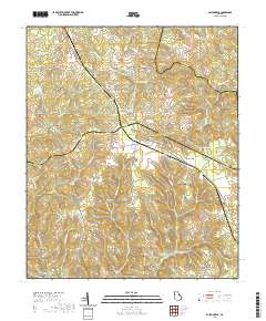 Bastonville 2020 topographic map thumbnail