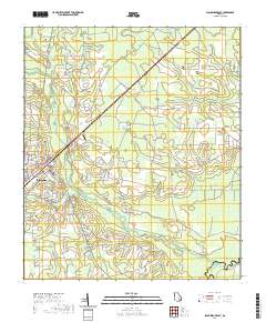 Blackshear East 2020 topographic map thumbnail