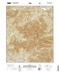 Blairsville 2020 topographic map thumbnail