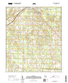 Blakely South 2020 topographic map thumbnail