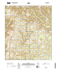 Bluffton 2020 topographic map thumbnail