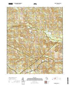 Bowdens Pond 2020 topographic map thumbnail