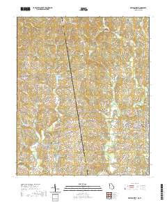 Bowdon West 2020 topographic map thumbnail