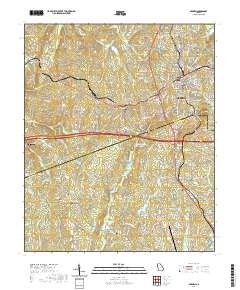 Bremen 2020 topographic map thumbnail