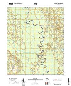Brier Creek Landing 2020 topographic map thumbnail