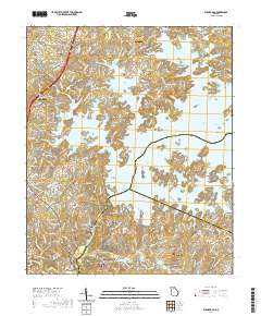 Buford Dam 2020 topographic map thumbnail