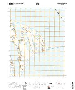 Harrison Bay D-4 SW topographic map thumbnail