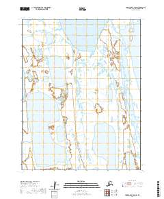Harrison Bay D-5 SW topographic map thumbnail
