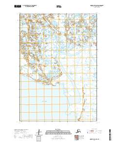 Hooper Bay B-2 SW topographic map thumbnail