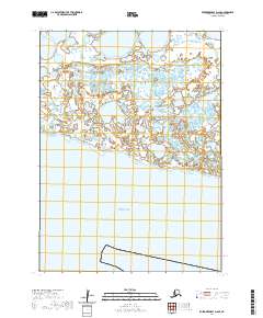 Kuskokwim Bay D-6 SE topographic map thumbnail