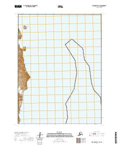 Port Moller B-1 SW topographic map thumbnail
