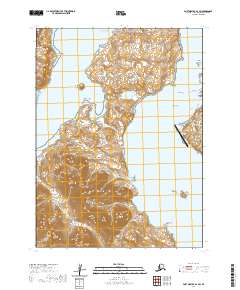 Port Moller B-2 SW topographic map thumbnail