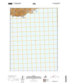 Port Moller B-5 SE topographic map thumbnail