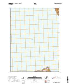 Port Moller B-5 SW topographic map thumbnail