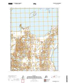Port Moller D-4 NE topographic map thumbnail