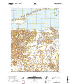 Port Moller D-4 NW topographic map thumbnail