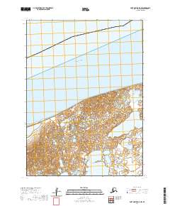 Port Moller D-5 NW topographic map thumbnail
