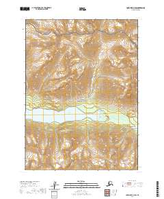 Lake Clark A-3 SW topographic map thumbnail