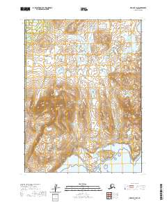 Iliamna B-3 NW topographic map thumbnail